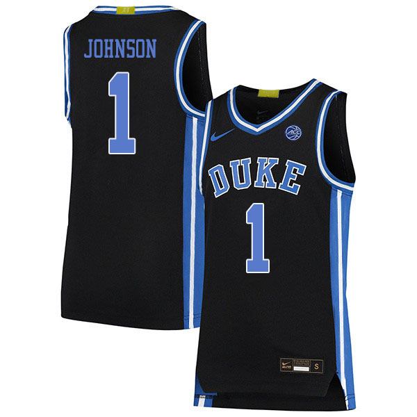 Duke Blue Devils #1 Jalen Johnson College Basketball Jerseys Sale-Black
